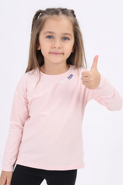 Toontoy Kız Çocuk Baskılı Tişört - Resim 12