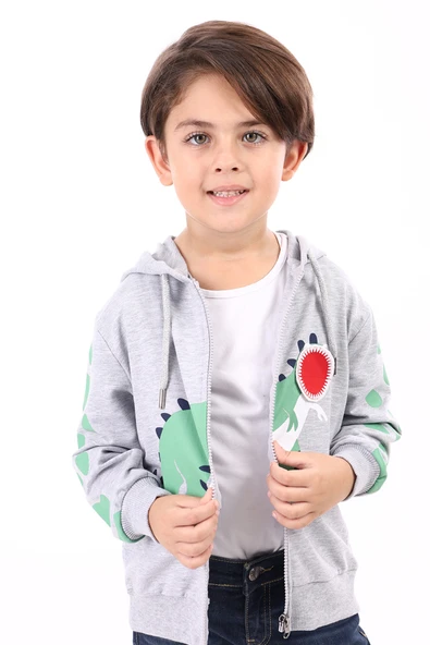 Toontoy Erkek Çocuk Baskılı Hırka - 8