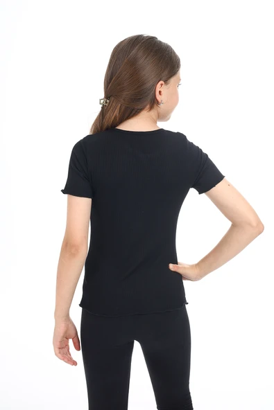 Toontoy Kız Çocuk Okul Tişört - 9