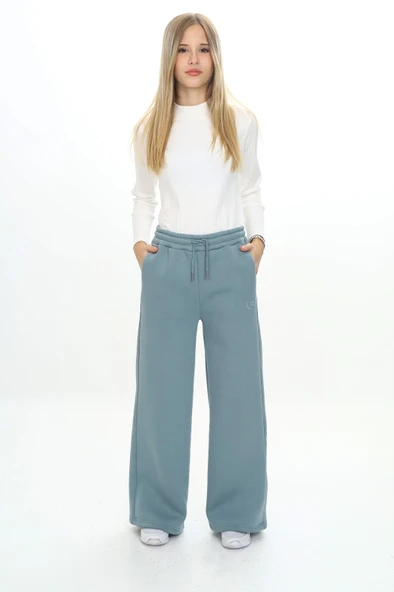 Toontoy Kız Çocuk Nakışlı Eşofman Alt - 12