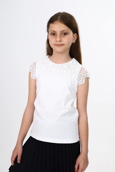 Toontoy Kız Çocuk Okul Tişört - 11