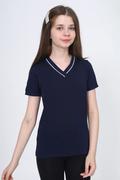 Toontoy Kız Çocuk Okul Tişört