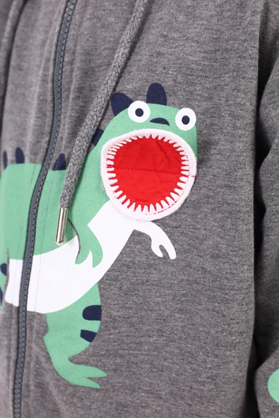 Toontoy Erkek Çocuk Baskılı Hırka - 4