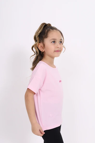 Toontoy Kız Çocuk Nakışlı Tişört - 8