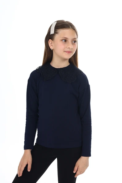 Toontoy Kız Çocuk Okul Tişört - 7