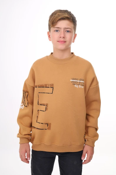 Toontoy Erkek Çocuk Baskılı Sweatshirt