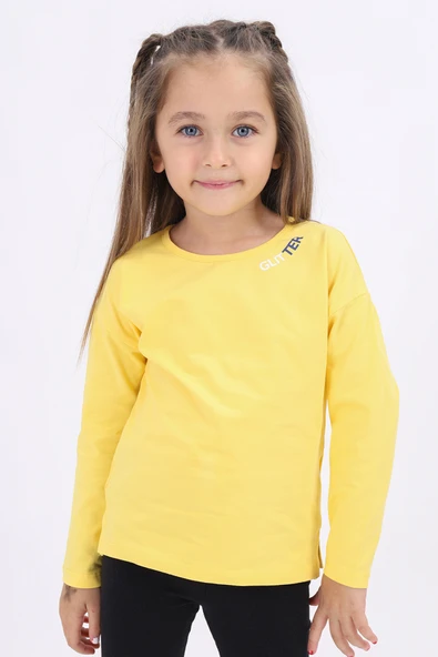 Toontoy Kız Çocuk Baskılı Tişört - Resim 10