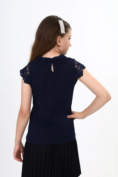 Toontoy Kız Çocuk Okul Tişört - 10