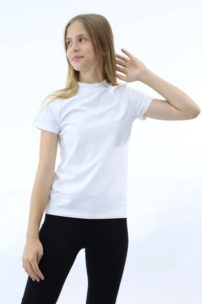 Toontoy Kız Çocuk Nakışlı Okul Tişört - 2