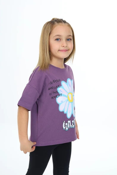 Toontoy Kız Çocuk Best Generatıon Baskılı Tişört - 3