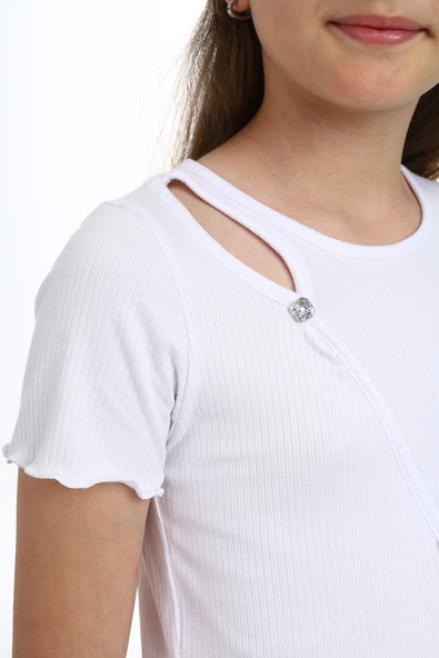 Toontoy Kız Çocuk Okul Tişört - 4