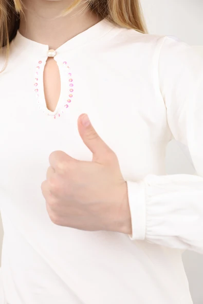 Toontoy Kız Çocuk Okul Tişört - 5