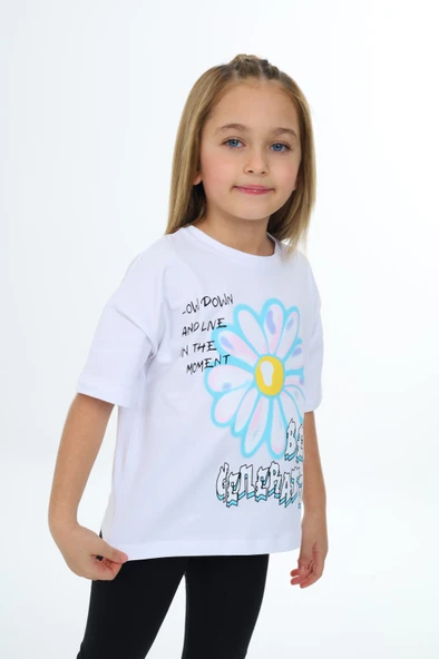 Toontoy Kız Çocuk Best Generatıon Baskılı Tişört - 11
