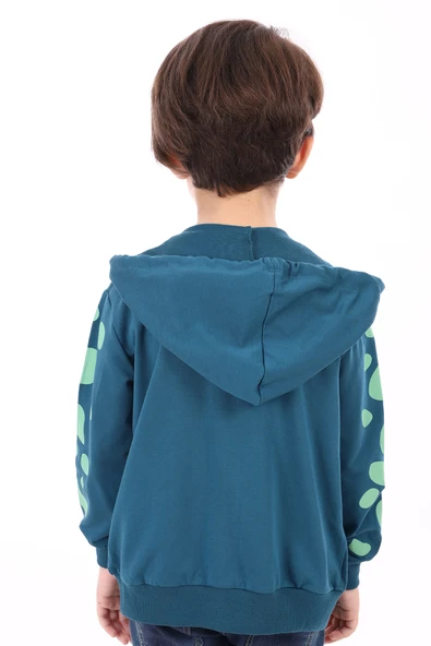 Toontoy Erkek Çocuk Baskılı Hırka - 2