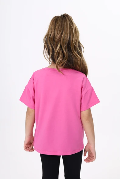 Toontoy Kız Çocuk Baskılı Tişört - 5