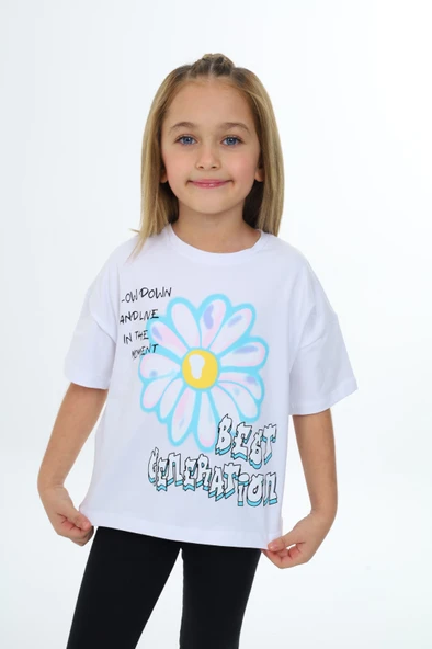 Toontoy Kız Çocuk Best Generatıon Baskılı Tişört - 9