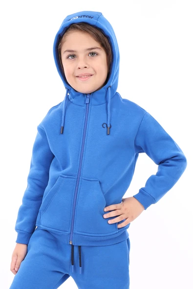 Toontoy Unisex Çocuk Nakışlı Hırka