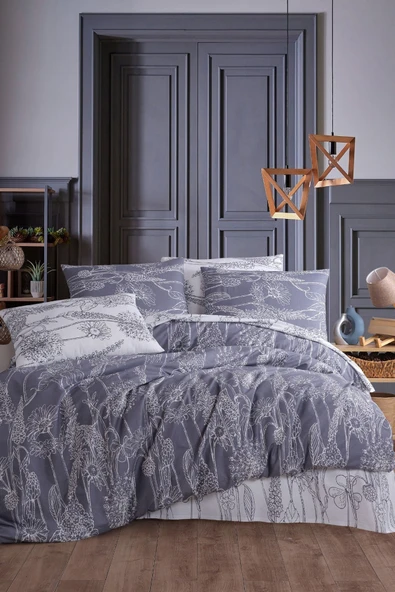 Çift Kişilik Nevresim Takımı Pamuklu Gece Bahçesi - 2