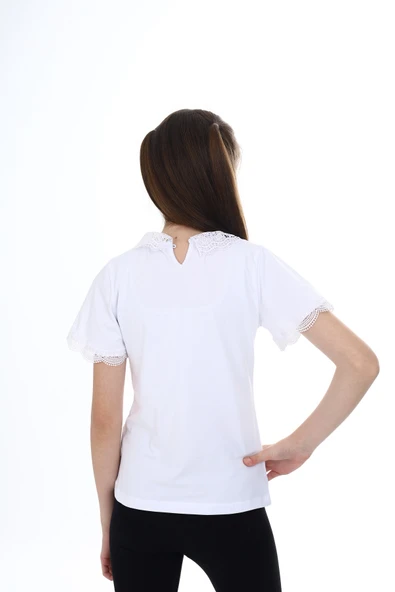 Toontoy Kız Çocuk Okul Tişört - 7