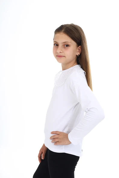 Toontoy Kız Çocuk Okul Tişört - 11