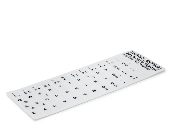 Hadron HDX8256 Türkçe Q Siyah/Beyaz Klavye Tuş Takımı Stıcker - 2
