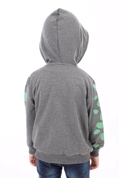 Toontoy Erkek Çocuk Baskılı Hırka - 5