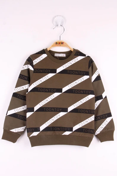 Toontoy Erkek Çocuk Toontoy Şeritli Sweatshirt - 5