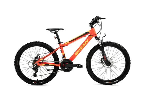 Bisan Kdx 2600 V 20 Jant Çocuk Bisikleti Neon Turuncu-Sarı Siyah