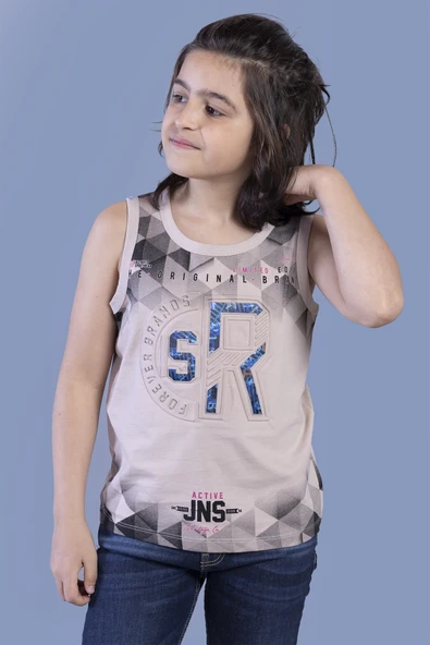 Erkek Çocuk SR Gofre Baskılı Atlet - Resim 7