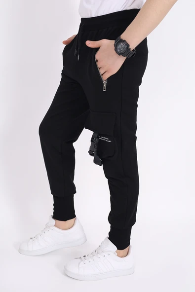 Toontoy Erkek Çocuk Cep Baskılı Eşofman Alt - 3