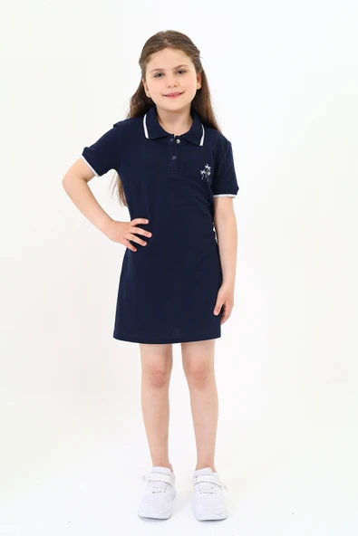 Toontoy Kız Çocuk Baskılı Elbise - 9