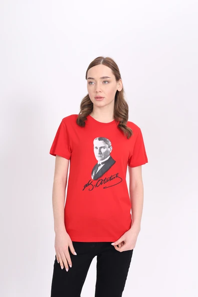 Toontoy Unisex Atatürk Baskılı Tişört - 12