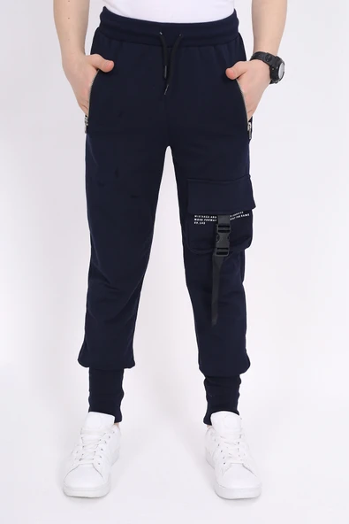 Toontoy Erkek Çocuk Cep Baskılı Eşofman Alt - 5