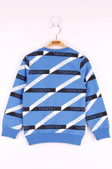 Toontoy Erkek Çocuk Toontoy Şeritli Sweatshirt - 4