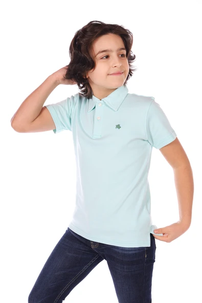 Toontoy Erkek Çocuk Polo Yaka Tişört - Resim 6