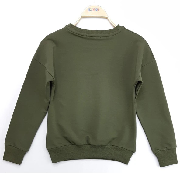 Toontoy Kız Çocuk Sweatshirt Lovely Life Baskı - Resim 2