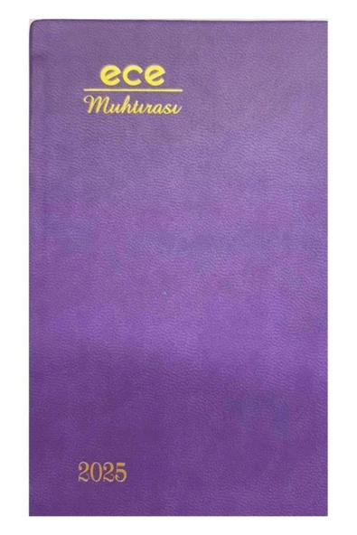Ece Ajandası 5d Galata 2025 8,5X13 Günlük Ajanda Çizgili Mor ürün görseli 1