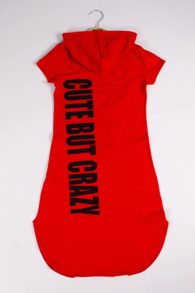 Toontoy Kız Çocuk Elbise Cute Baskılı - Resim 12