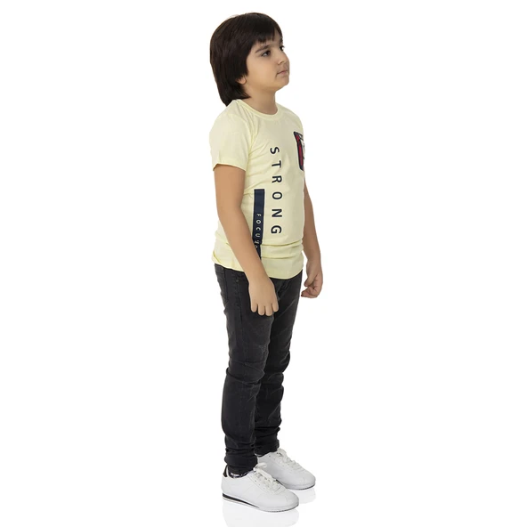 Toontoy Erkek Çocuk T-Shirt Strong Baskılı - Resim 12