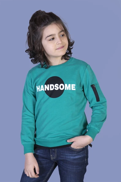 Toontoy Erkek Çocuk Handsome Baskılı Sweatshirt - 12