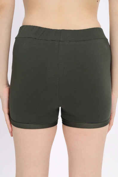 Kız Çocuk Paça Kuşlu Nakışlı Şort - Resim 8