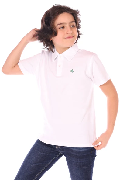 Toontoy Erkek Çocuk Polo Yaka Tişört - Resim 11