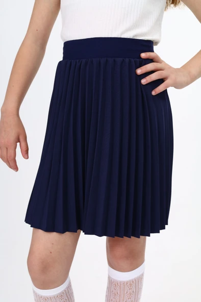 Toontoy Kız Çocuk Pileli Etek - 4