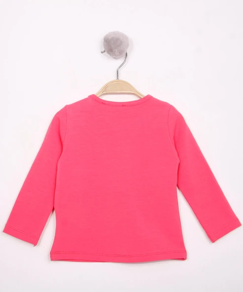 Toontoy Kız Bebek Göğsü Nakışlı T-Shirt - 4