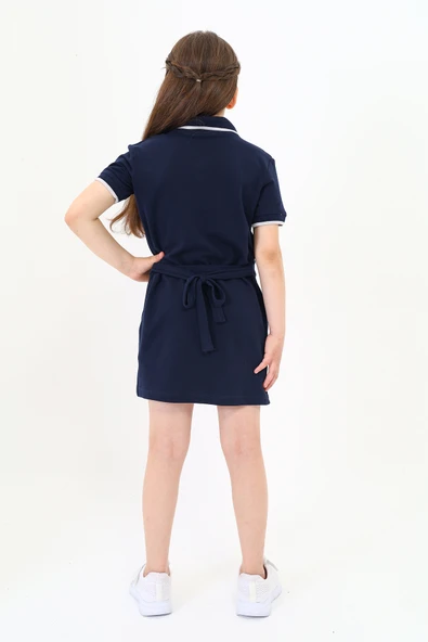 Toontoy Kız Çocuk Baskılı Elbise - 12