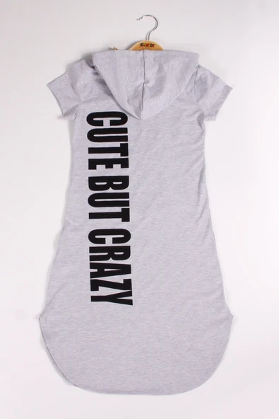 Toontoy Kız Çocuk Elbise Cute Baskılı - Resim 4