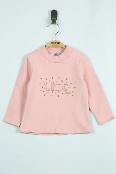 Toontoy Kız Bebek Chic Nakışlı Tişört