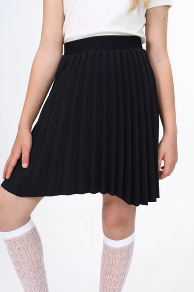 Toontoy Kız Çocuk Pileli Etek - 8