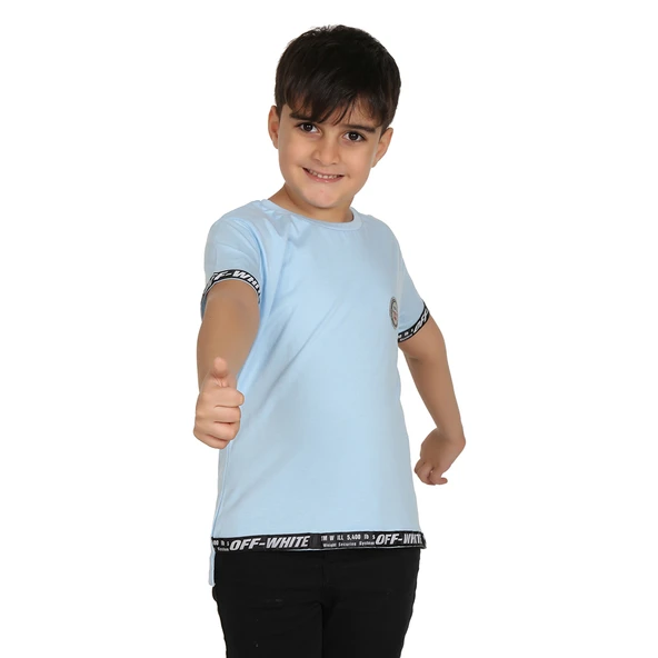 Toontoy Erkek Çocuk Kenar Şeritli Tişört - 12
