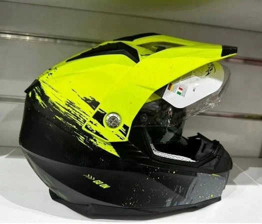 Sway Xbyc X60 Full Face Enduro Touring Adventure Kapalı Motosiklet Kaskı M Beden Kum Sarısı - Resim 6